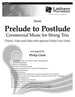 Prelude to Postlude